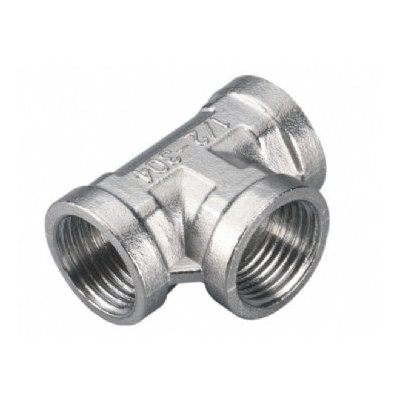 不锈钢内丝三通